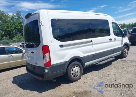 2023 Ford Transit-350 Passenger Van Xl z USA, uszkodzony, nr VIN 1FBAX9C86PKA01789